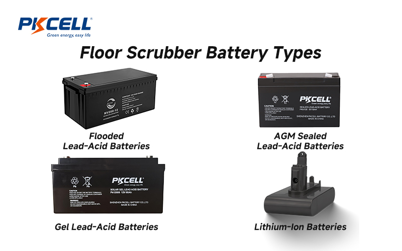 Types of Floor Scrubber Battery