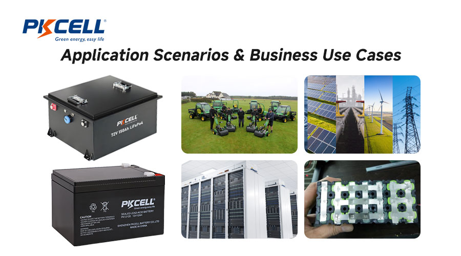 Golf cart battery application