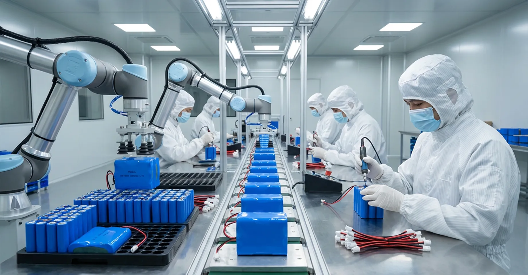 battery solution in factory