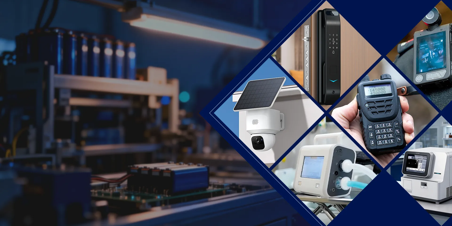 rechargeable Batteries for safety industry