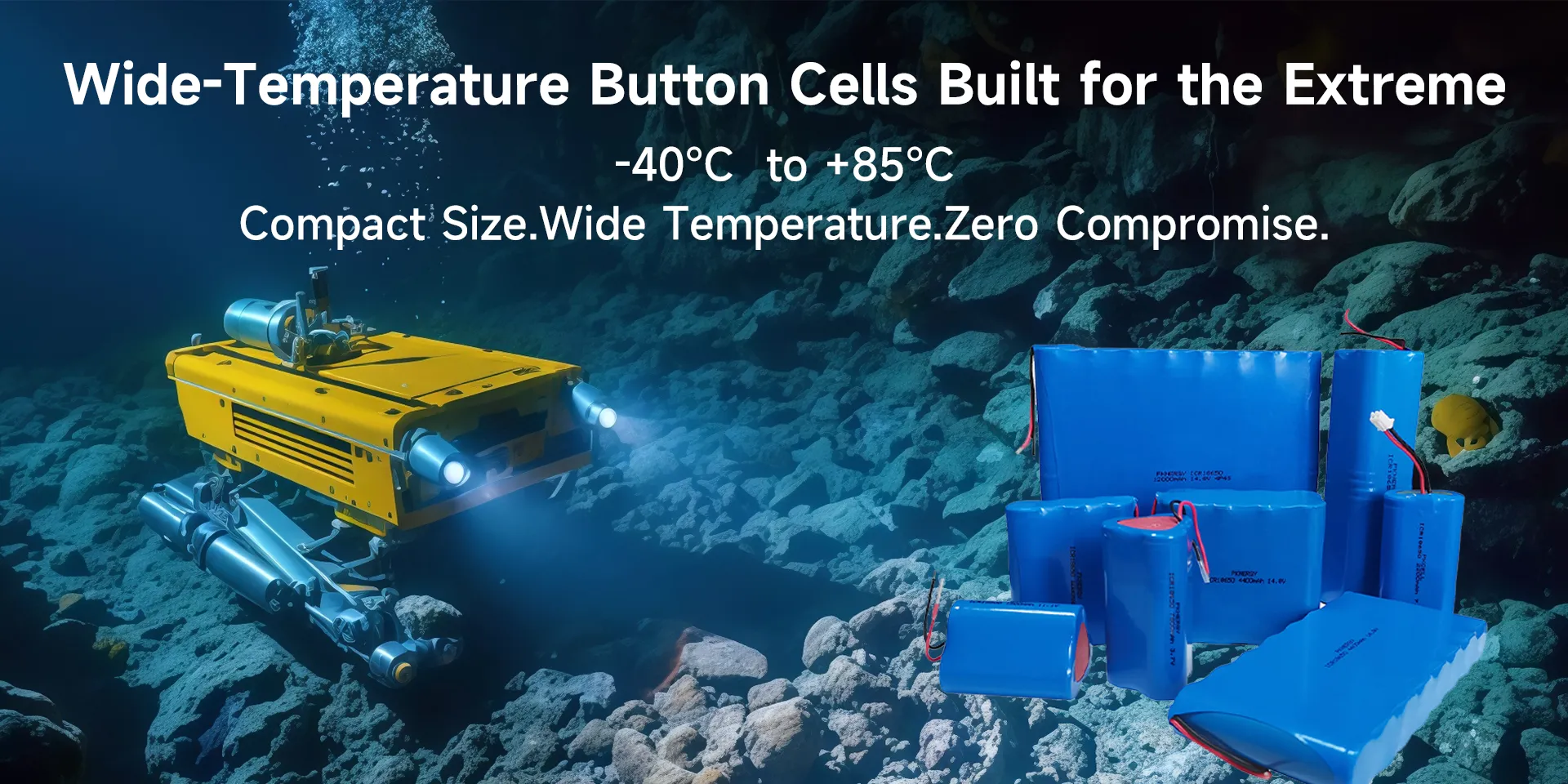 wide temperature 18650 battery pack