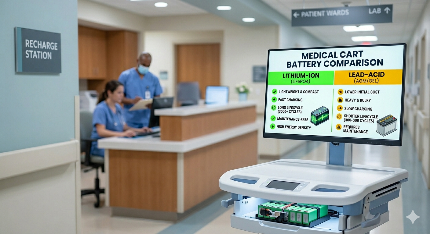 medical cart battery